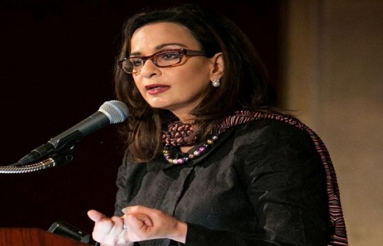 Sherry Rehman lashed out at caretaker government 
