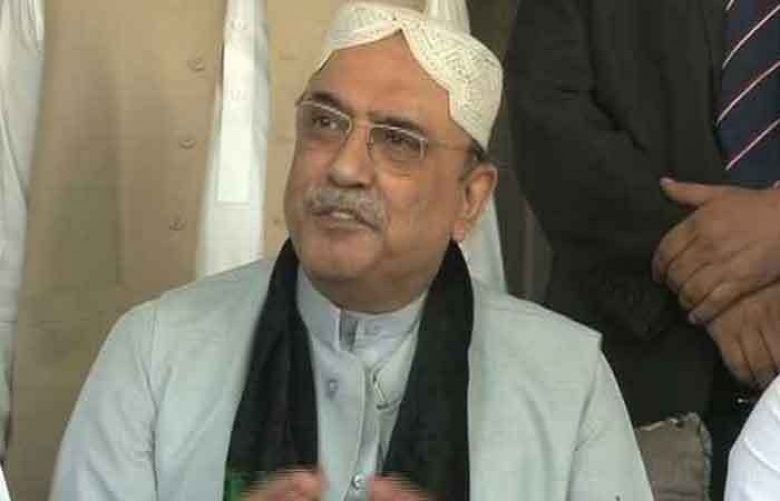 President of Pakistan Peoples Party Asif Ali Zardari