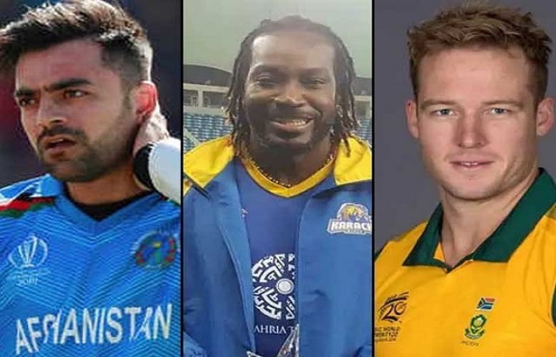 Gayle, Rashid, Steyn among 25 foreigners in Platinum Roster of PSL 6