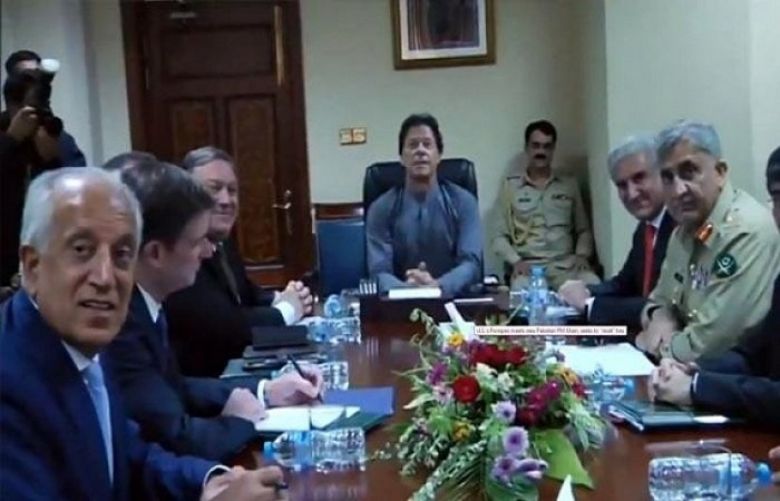 PM Khan, US Secy of State Pompeo hold meeting at PM House