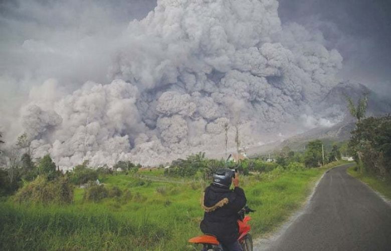 An Indonesian volcano 