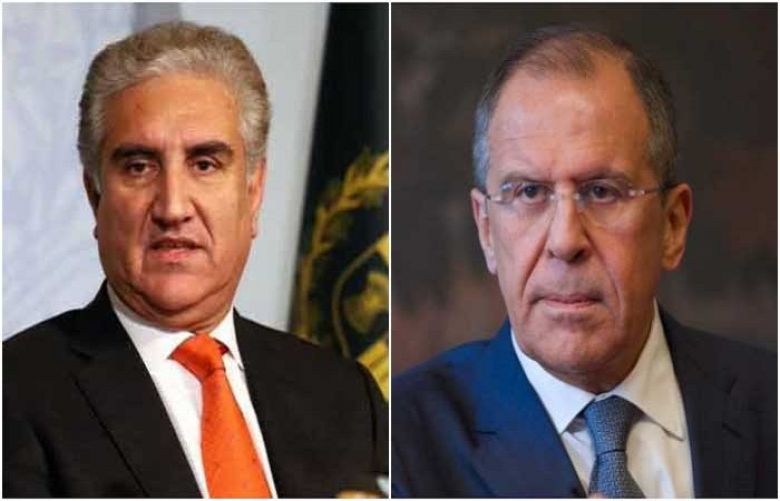 FM Qureshi discusses COVID-19 pandemic, Kashmir issue with Russian counterpart
