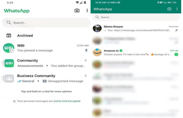 WhatsApp's all-new search bar makes another appearance