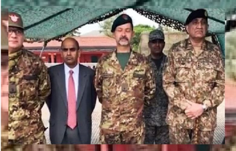 General Bajwa meets Italy&#039;s defence minister, senior military officials
