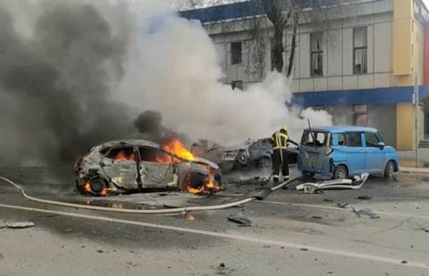 Russia says 14 people killed in Ukrainian attack on Belgorod