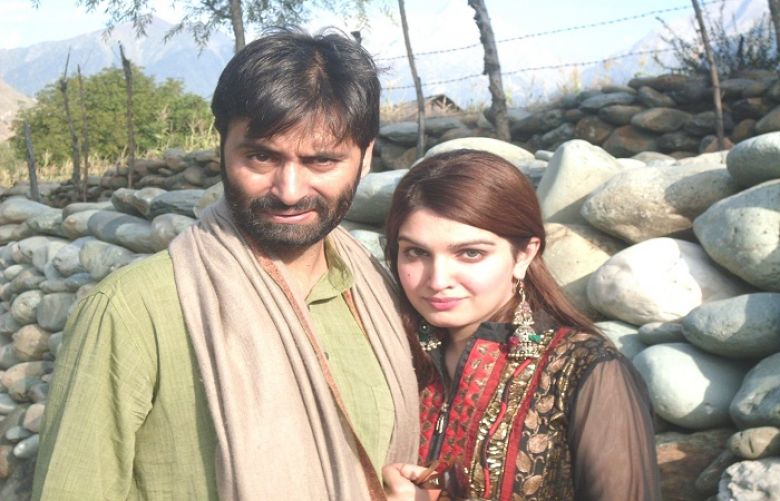 Jammu and Kashmir Liberation Front Chairman Yasin Malik and his wife Mishaal Malik 