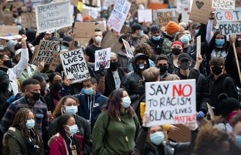 Tens of thousands join Black Lives Matter protest in London