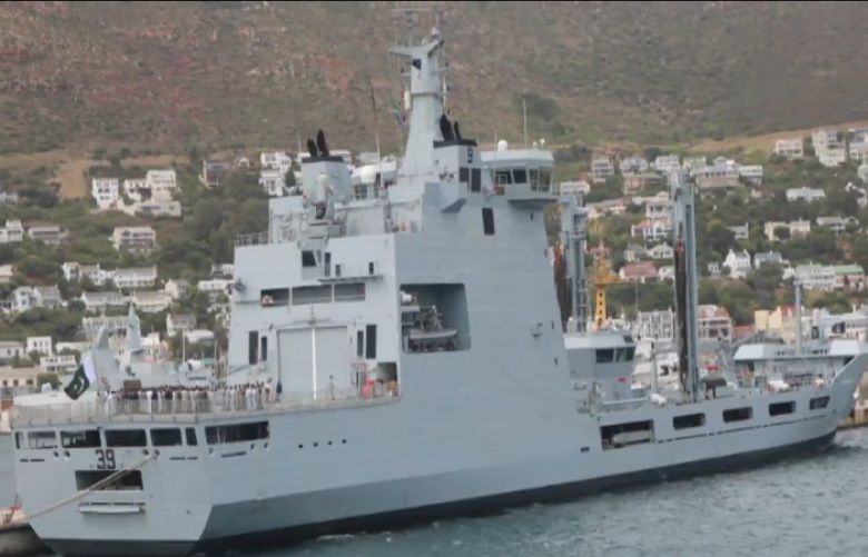 Two ships of Pakistan have arrived at South Africa port Simons&#039; town