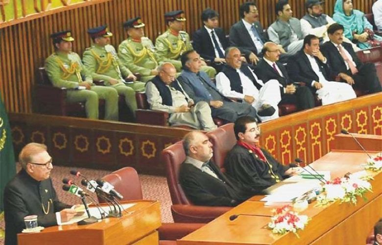 President Alvi summons joint session of Parliament on 30th August 