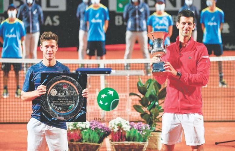 Djokovic back on track with fifth Rome title