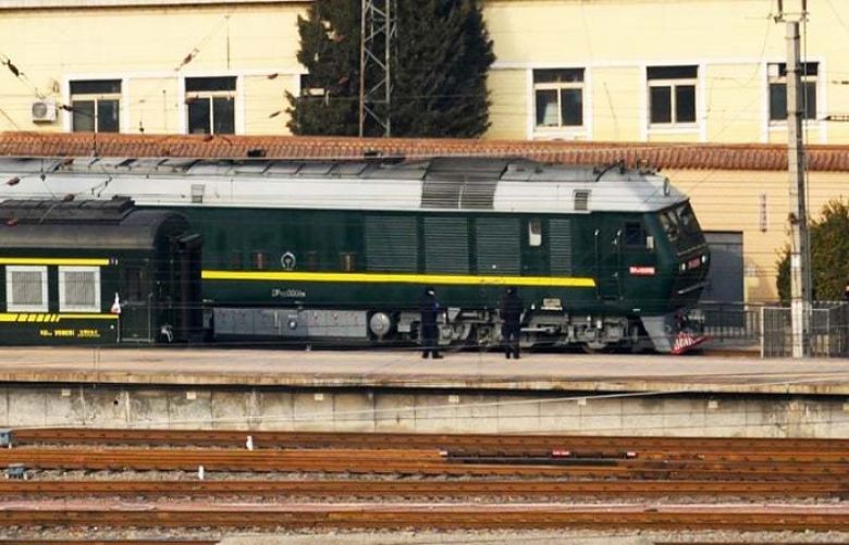North Korean leader’s train arrives in China