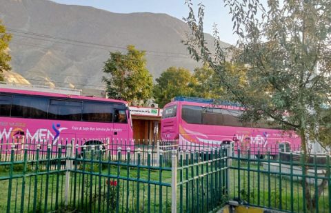 Free bus service launched for women in Diamer