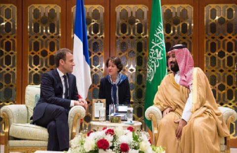 Macron in Saudi Arabia for ‘questions’ as Hariri remains in shadows