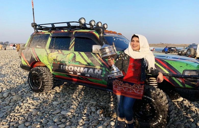 Pakistan’s fastest emerging female rally driver Salma Marwat Khan