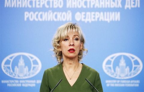 Russian Foreign Ministry spokesperson Maria Zhakharova.