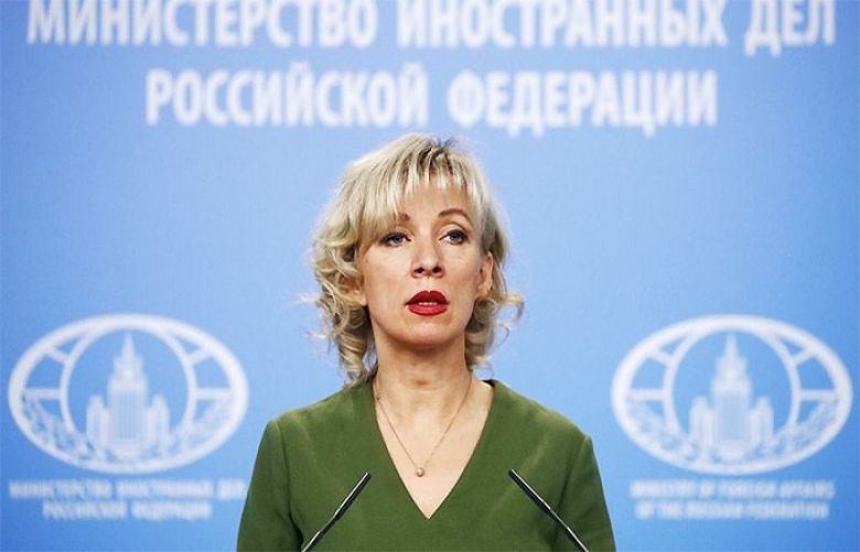 Russian Foreign Ministry spokesperson Maria Zhakharova.