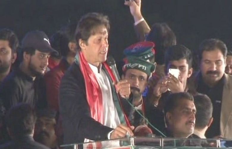 Pakistan Tehreek-e-Insaf Chairperson Imran Khan