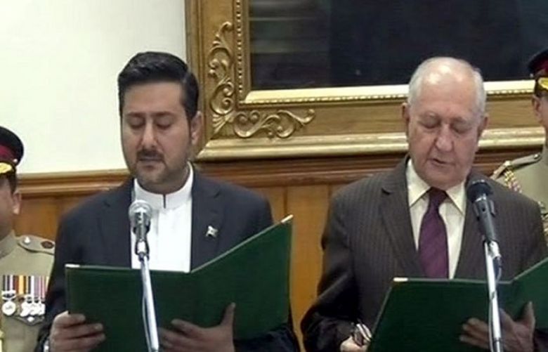 Alauddin Marri takes oath as Caretaker CM Balochistan