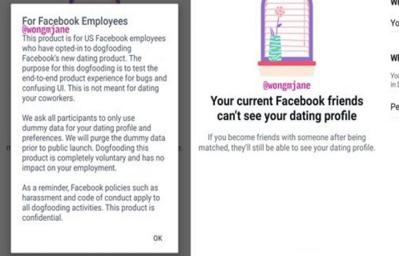 Facebook taking on Tinder with own dating platform