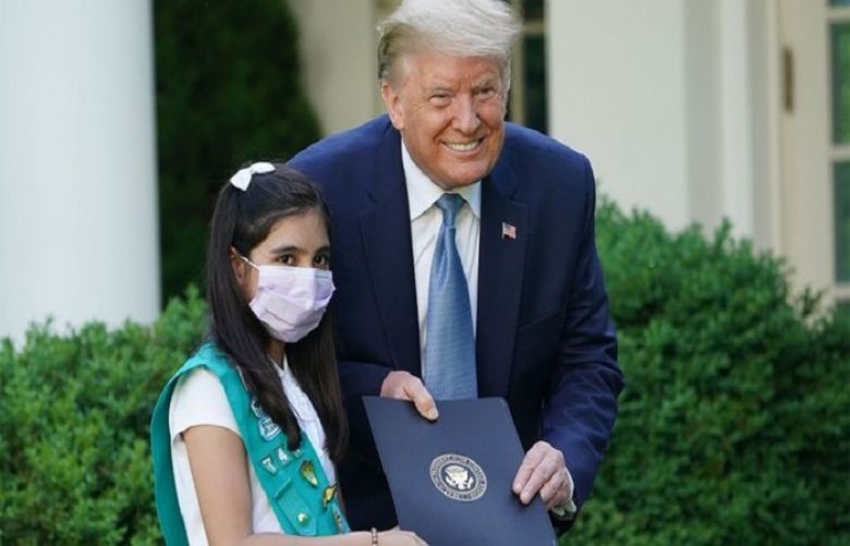 Trump honoured Pakistani-American girl 