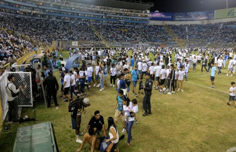 At least 12 dead in stampede at El Salvador football stadium