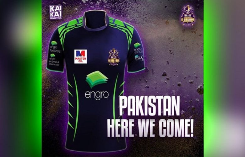 Quetta Gladiators&#039; kit to turn green for matches in Pakistan