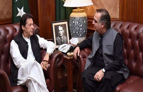 Sindh Governor Imran Ismail called on Prime Minister Imran Khan