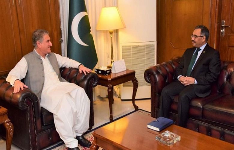 Foreign Minister Shah Mahmood Qureshi and Foreign Secretary Sohail Mahmood