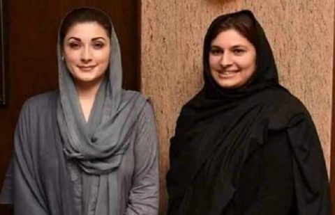  PML-N's Nosheen Iftikhar and Maryam Nawaz