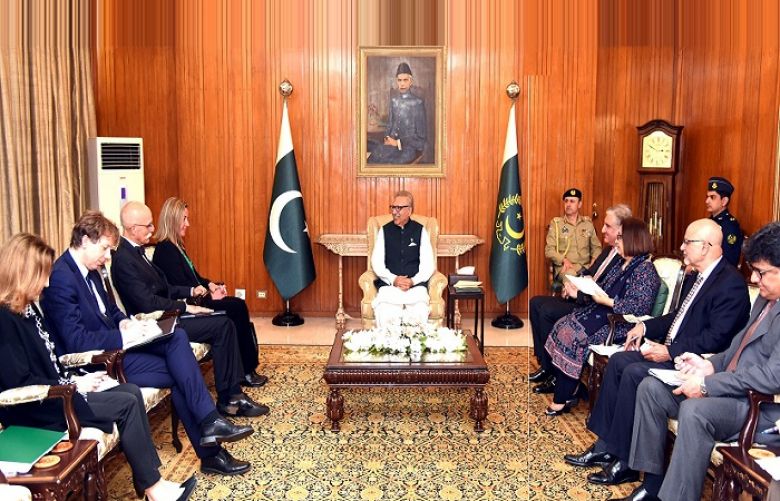 Pakistan-EU relations moving in positive direction in all spheres: Arif Alvi