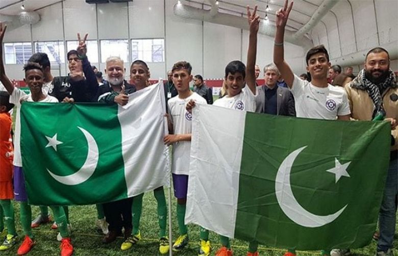Pakistan booked their place in the final of Street Child Football World Cup