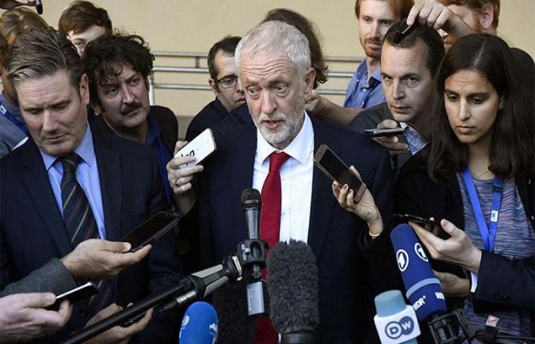The leader of Britain’s main opposition Labour Party, Jeremy Corbyn
