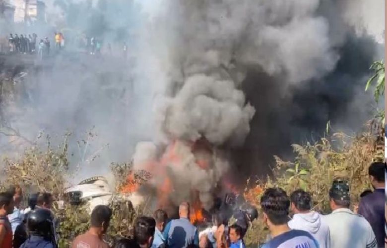 Plane with 72 on board crashes, catches fire at Nepal’s Pokhara airport