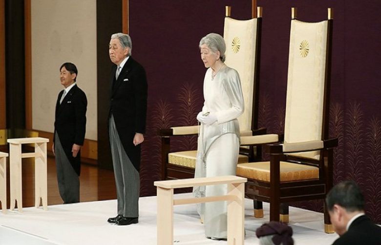 Japan&#039;s emperor performs main abdication ceremony