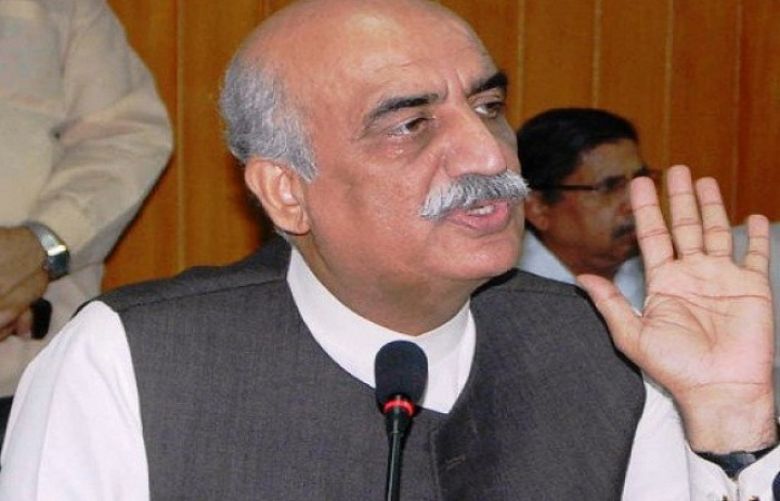Leader of Pakistan People’s Party Syed Khursheed Shah