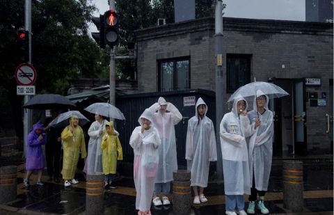 Beijing records heaviest rainfall of year as Typhoon Doksuri tapers off
