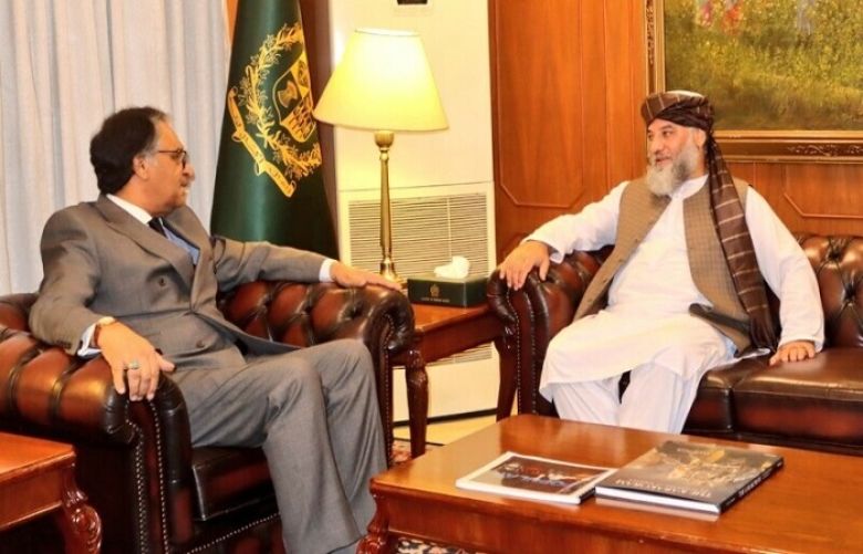 Taliban minister raises issue of refugee assets with FM Jilani during Pakistan visit