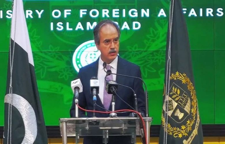 Foreign Ministry spokesperson Asim Iftikhar Ahmad 