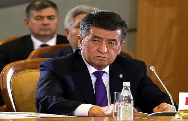 Kyrgyz Presi­dent Sooronbai Jeenbekov 