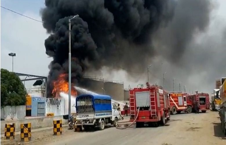 Countrywide petrol supply suspended as oil terminal at Keamari catches fire