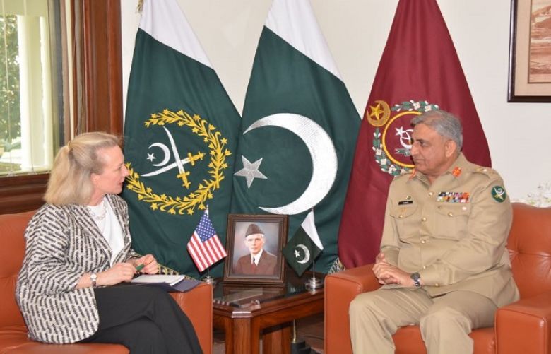 Army Chief, Alice Wells discuss matters related to regional security