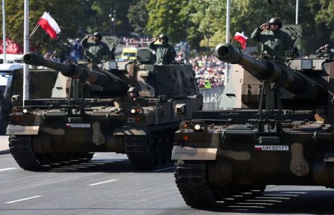 Poland holds huge military parade