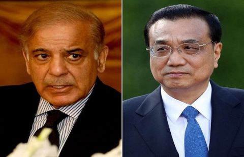 Prime Minister Shehbaz Sharif and Chinese Premier