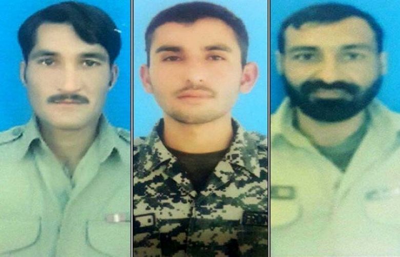 3 FC soldiers martyred