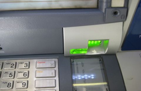 ATM skimming incident