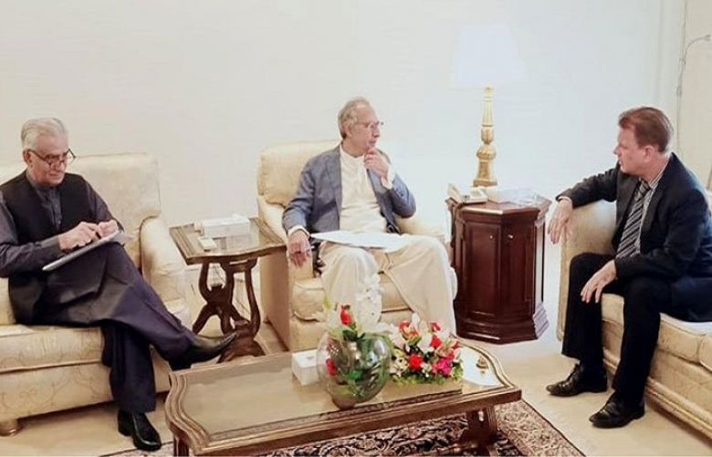 Sheikh met ADB Director General Werner Leipach in Islamabad