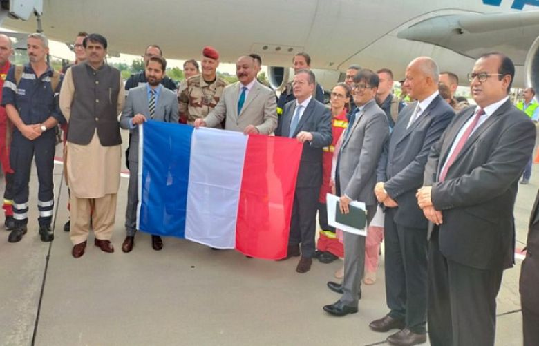 The Minister said Pakistan values French assistance for flood victims