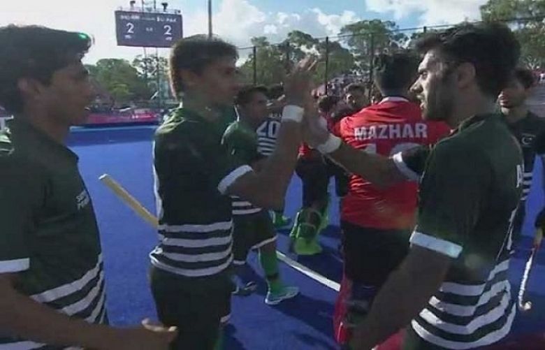 Pakistan draw against India with dramatic last second goal
