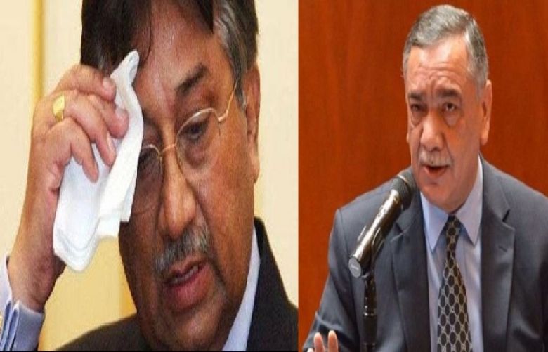 Chief Justice of Pakistan Justice Asif Saeed Khosa and Former President Pervez Musharraf