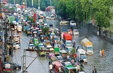 Lahore at risk of urban flooding as heavy downpour wreaks havoc